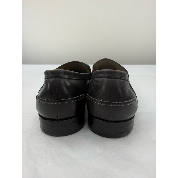 Salvatore Ferragamo Vintage Black Leather Loafers Men’s Sz 13 Italy Dress Shoes main image 9